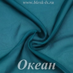 Шифон 36гр/м2 - Океан, розница от 30 см