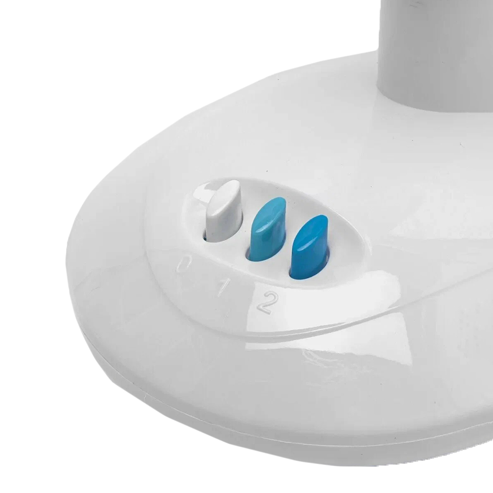 Вентилятор настольный SA-13B, белый с голубым