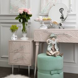 Тумба Арт Колор leaves Стайл Сильвер Серый агат