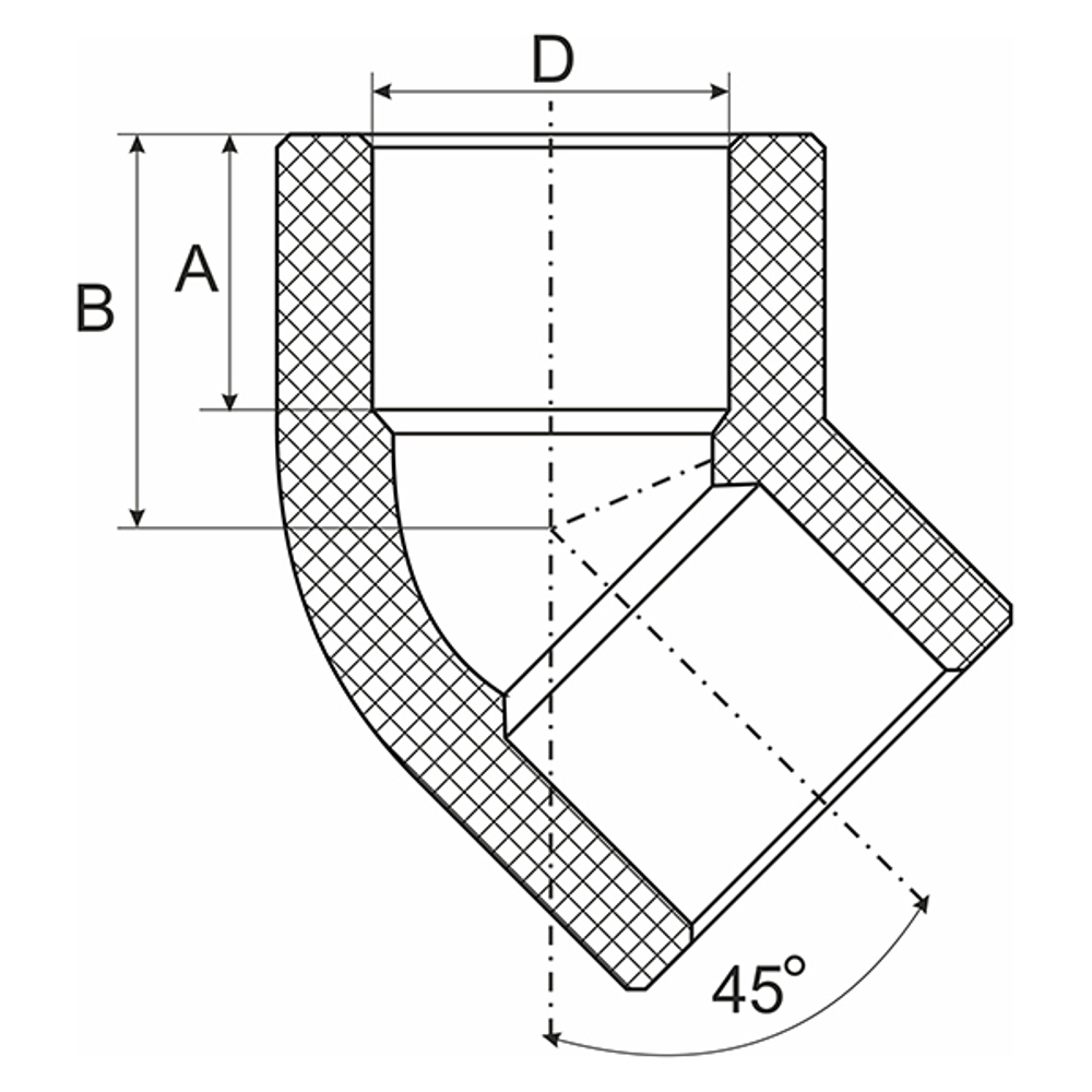 Уголок 32 45 град. EVER® plast БЕЛЫЙ (Россия)