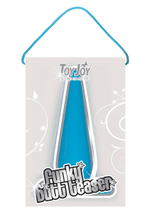 Голубая анальная пробка Funky Blue - 10,50 см.