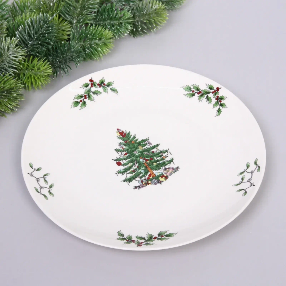 Тарелка керамическая «Ёлочка» 27*2,7см