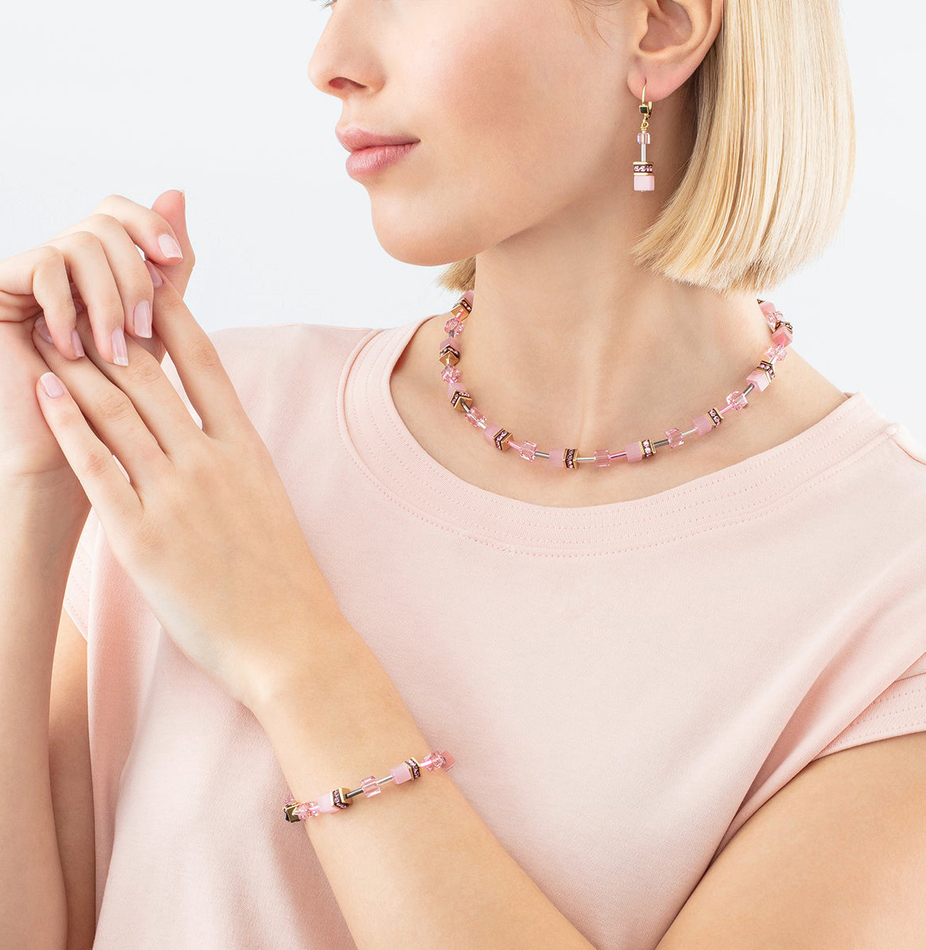 Серьги Coeur de Lion Light Rose 4020/20-1920