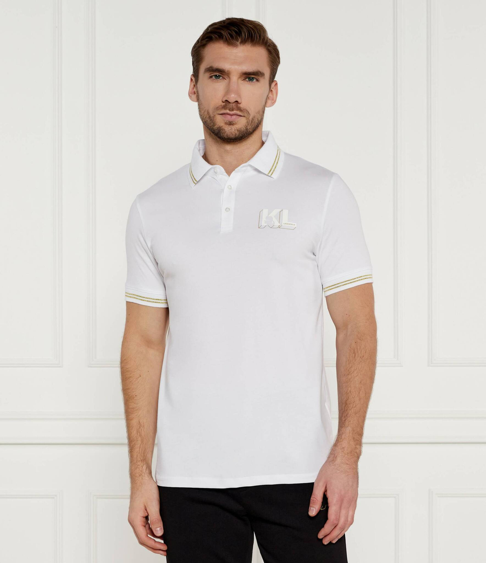 Поло Karl Lagerfeld - белый(745462 551235)