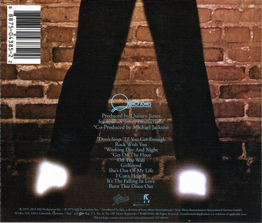 Michael Jackson / Off The Wall (CD)