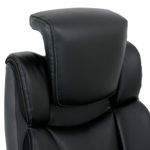 Кресло BRABIX PREMIUM "Phantom EX-553", рециклированная кожа, регулируемый подголовник, черное, 532940