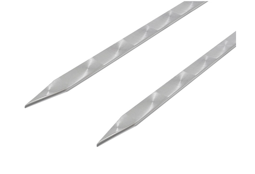 Шампур двойной вилка  450х12х3 мм. с ручкой