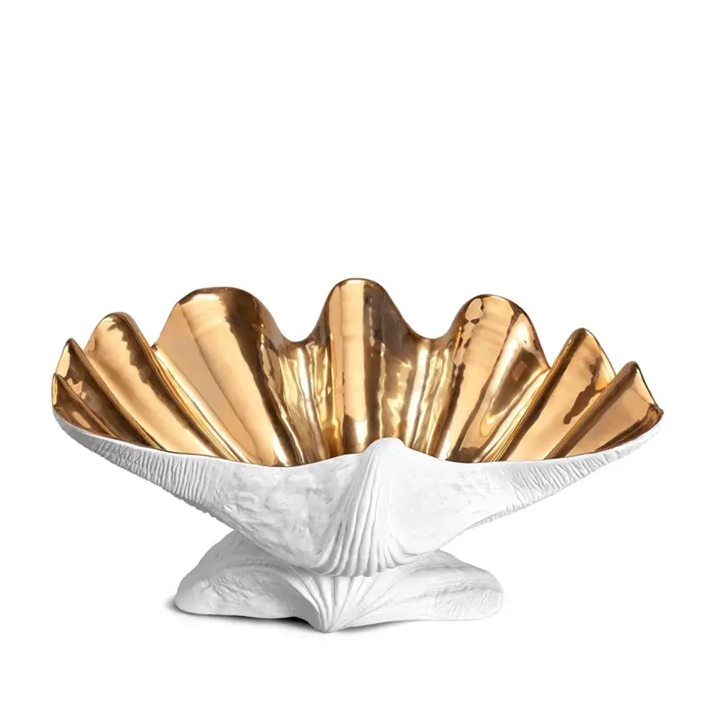 Чаша L'Objet Neptune White Gold (37 x 27 см)