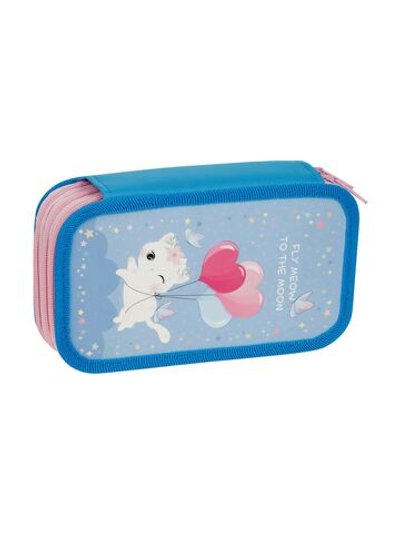 Пенал 3 отделения 19х11см ламинированный картон (ПК3-49707)