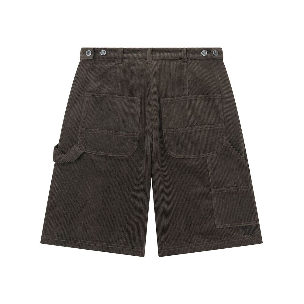 Шорты Ymkashix Nineties Velvet темно-коричневые