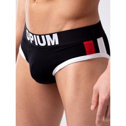 Мужские трусы брифы черные Opium Brief R137