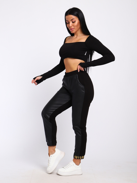 Брюки на манжете 2