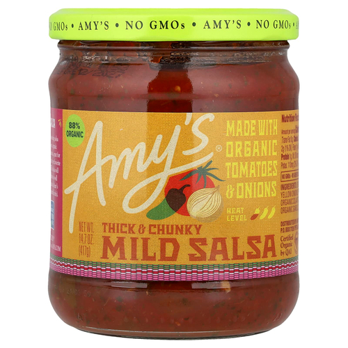 Amy's, мягкое сальса, густое и кусочки, 417 г (14,7 унции)