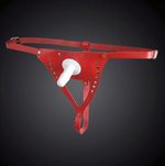 Красные трусики со штырьком (Размер: S-M-L) (Цвет: красный)