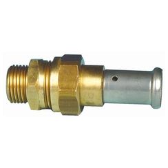 Муфта HENCO плоское уплотнение, латунь пресс, 26x3/4