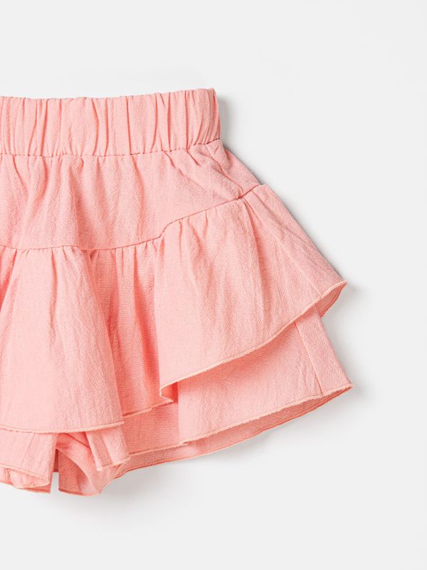 Юбка-шорты с воланом 