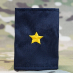 Фальшпогоны Полиция темно-синие вышитые майор