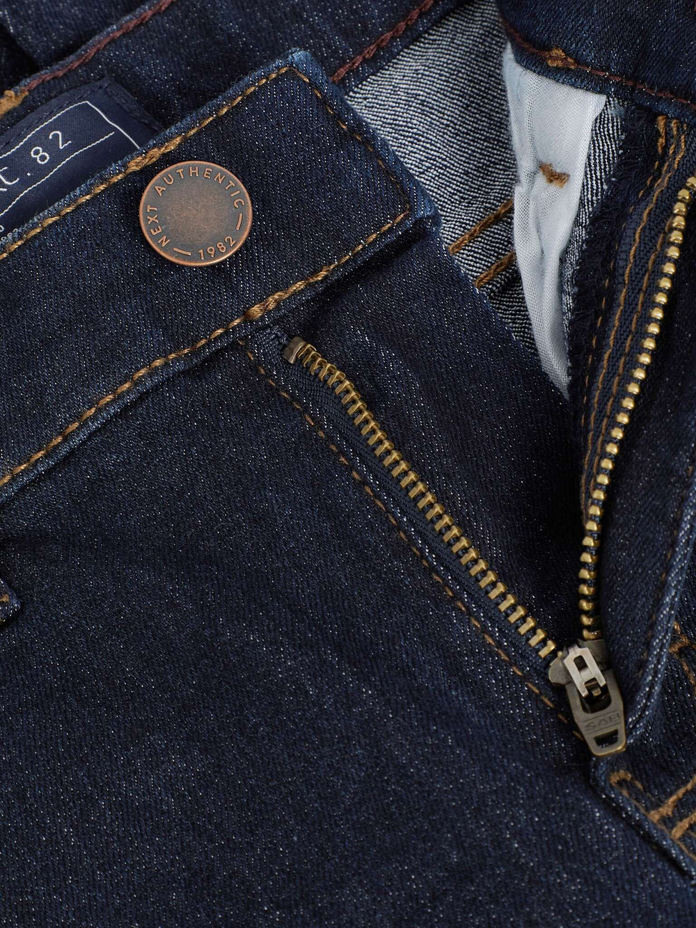 Джинсы стрейч для мальчика Next M65-064, Темно-синий