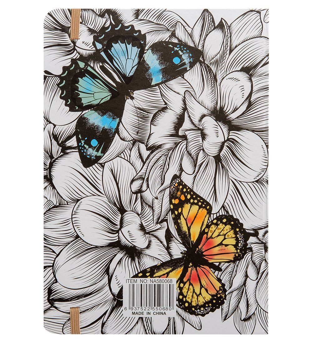 BM-18/2 Блокнот бол. «Тропические бабочки» (твердая обложка)