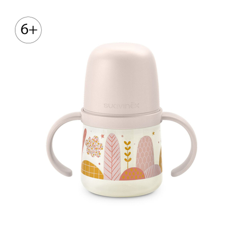 Поильник с ручками Suavinex 150 мл, 6+ мес, розовый