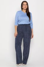 Брюки вельветовые Брауни (синие) Б14901-25М LT Collection