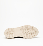 Ботинки женские натуральная кожа с байкой, темно коричневые