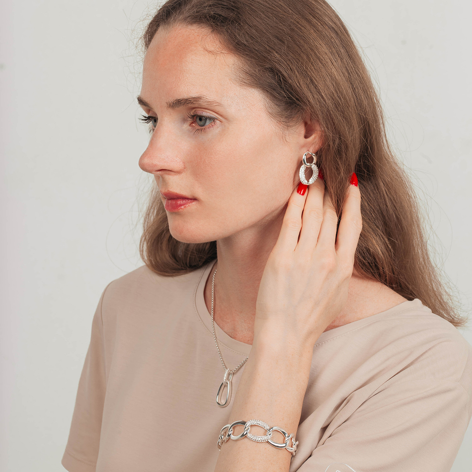 Серьги Fiore Luna ABE27977-03 S
