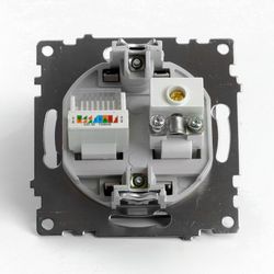 ТВ-розетка без рамки Stekker Катрин 49185