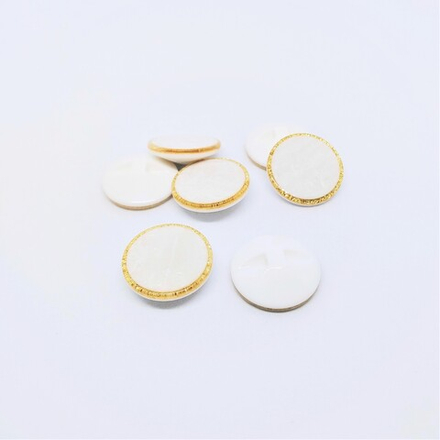 Пуговицы №677, полуножка, 21мм, цв.белый (CB 3311)