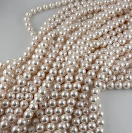 Бусины Майорка (Swarovski), айвори, Люкс качество, размеры 8мм, 10мм, 12мм