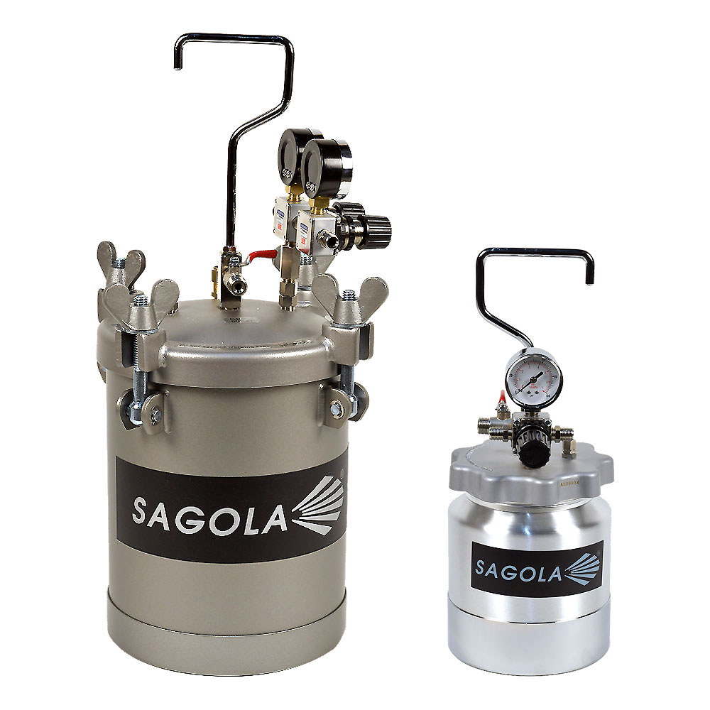 Красконагнетательный бак Sagola 10л, сталь