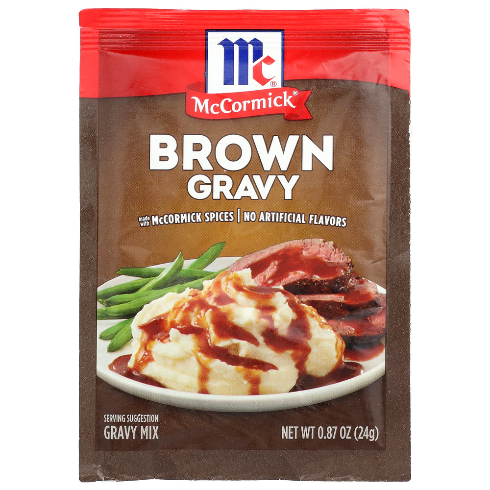 McCormick, смесь коричневой подливы, 24 г (0,87 унции)