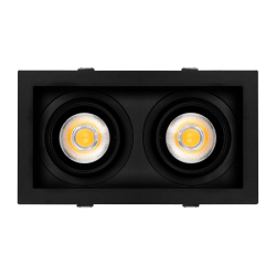 Светильник MS-VORTEX-BUILT-S210x117-2x20W Warm3000 (BK-BK, 40 deg, 230V) (Arlight, IP20 Металл, 5 лет) 058443