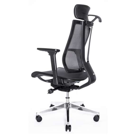 Кресло FALTO G1 AIR (3 уровня поясницы, сетка, черный)