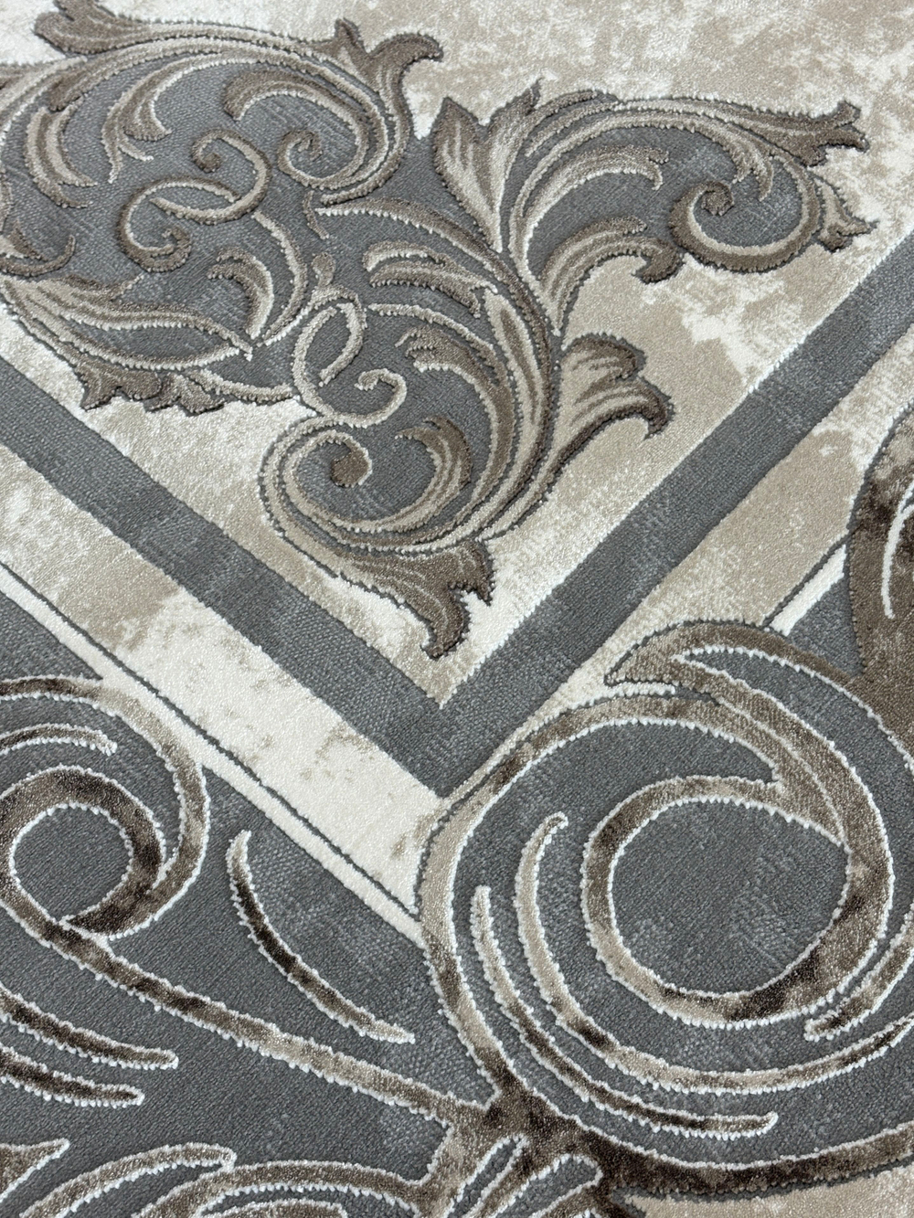 Ковер Safir 00856C Gray/Brown Прямоугольник (1.95 х 2.9)