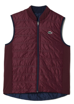 Женская теннисная жилетка Lacoste Sport Reversible Golf Vest - navy blue/bordeaux