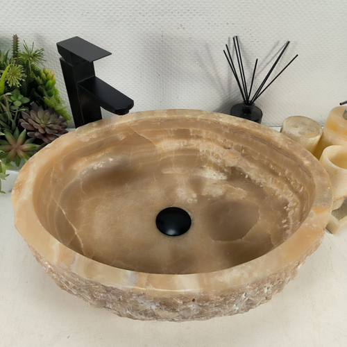 Раковина из оникса Erozy Yellow EO-64518 52*40*16 0159