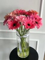 Гербера в розовом оттенке от 25 шт