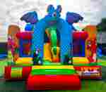 Коммерческий надувной батут "Дракоша", 5*3,5*3,8 м