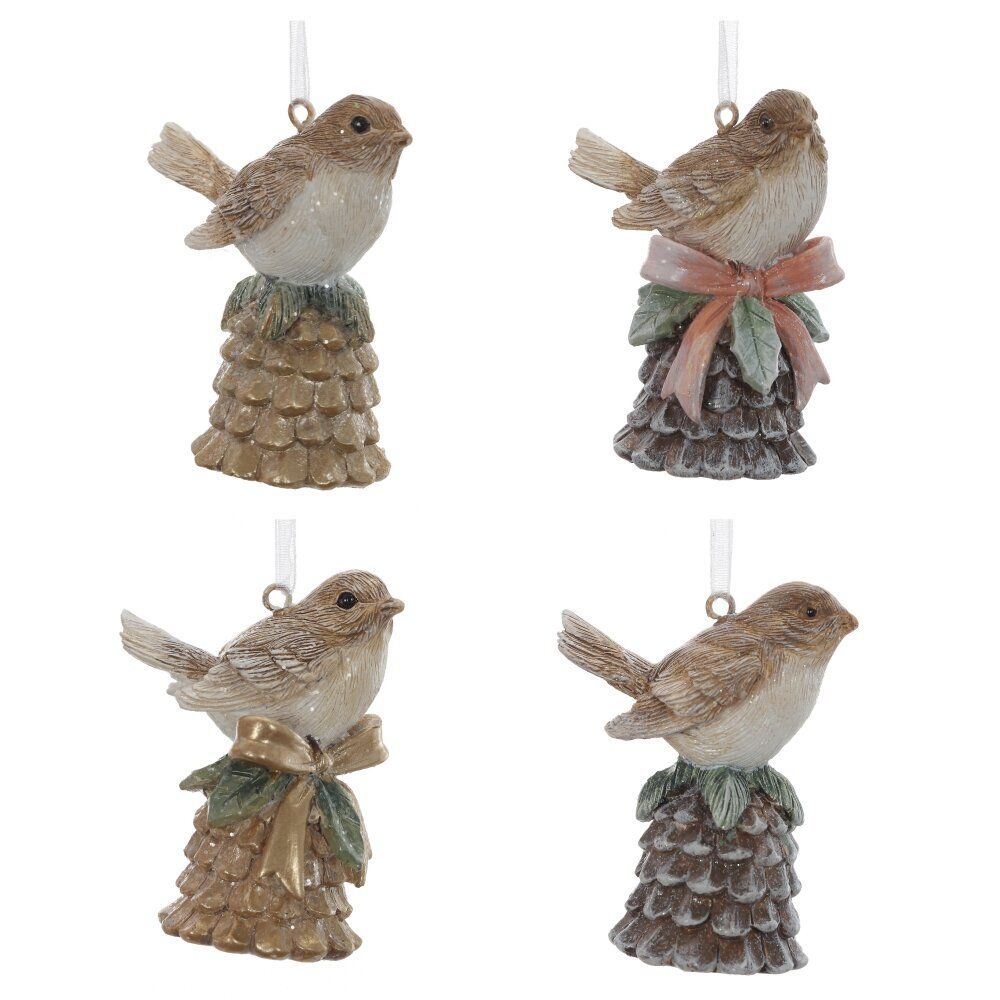 GAEM Фигурка декоративная подвесная "Птичка", L5 W4 H7 см, 4в.