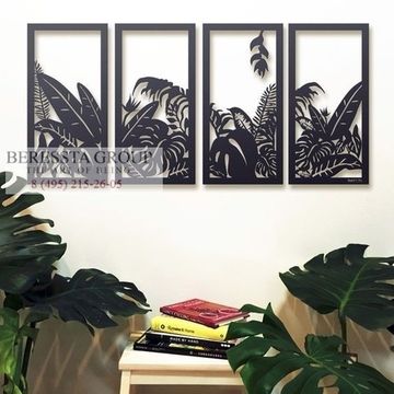 Декоративное металлическое панно - АПСАРА-