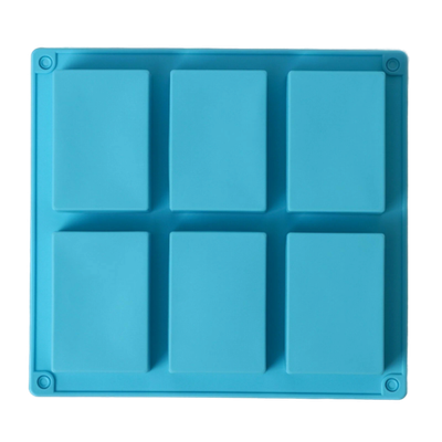 Форма для выпечки «Прямоугольник», 23,5×21,5 см, 6 ячеек (5,8×8,2 см), цвет МИКС