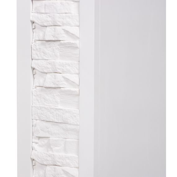 Портал Firelight Loft 30 камень белый, белая эмаль купить в Москве и Московской области по низкой цене с доставкой по России — (6) Портал Firelight Loft 30 камень белый, белая эмаль — (6)