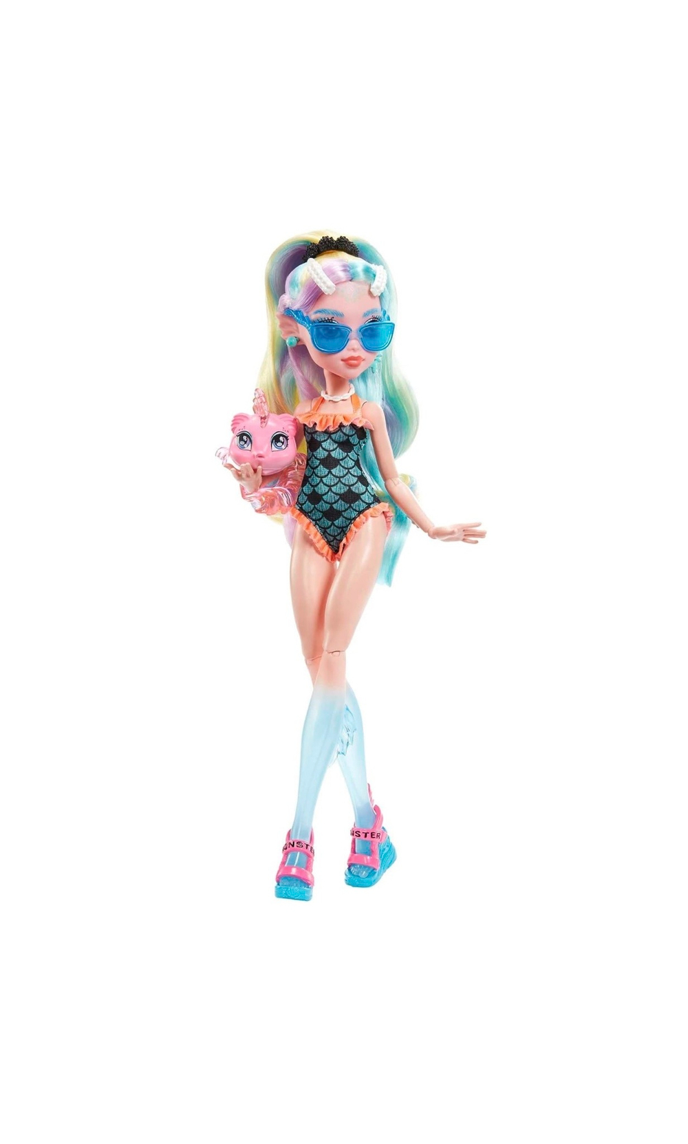 Кукла Monster High Lagoona Blue с питомцем