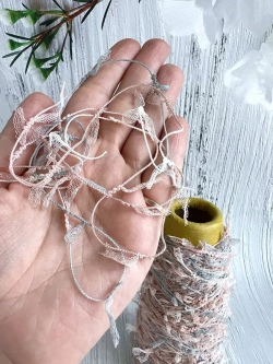 пряжа для вязания травка пушистая сетка