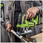 Лобзик аккумуляторный GREENWORKS GD24JS 24В,100мм-дер.,8мм-сталь,б/щ,без АКБ и ЗУ (3601407)