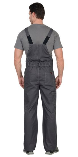 Костюм "Сириус-Фаворит" полукомбинезон (серый/с.серый/красный)