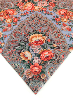 Павловопосадский платок Мчится тройка 1896-17