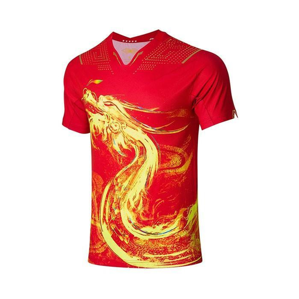 Li-Ning Tokyo Olympic T-Shirt AAYR359-1C red