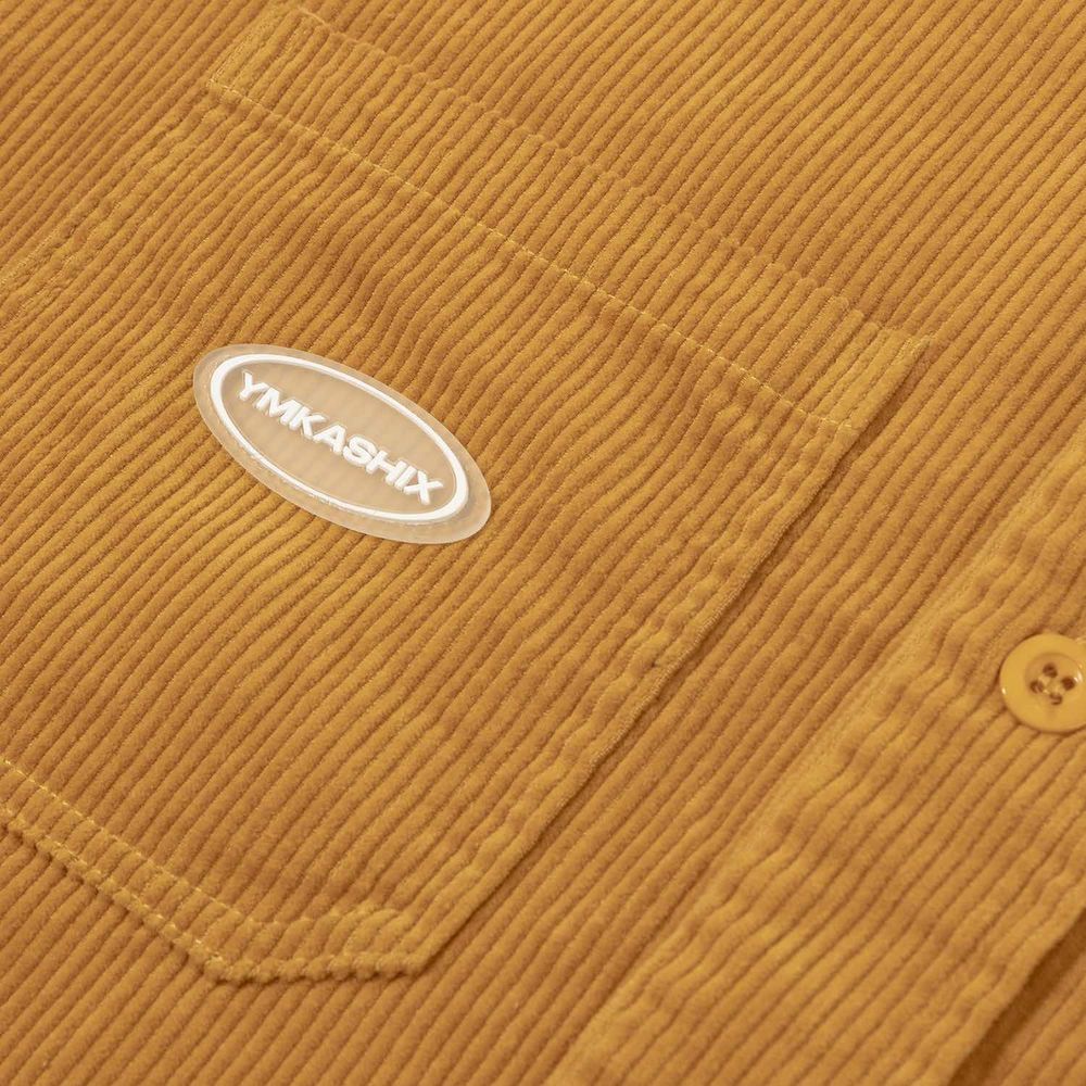 Рубашка YMKASHIX Velvet Leisure Горчичная